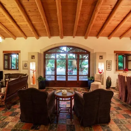 Villa Cretan Stone Built Agapi Rethymno (Crete)